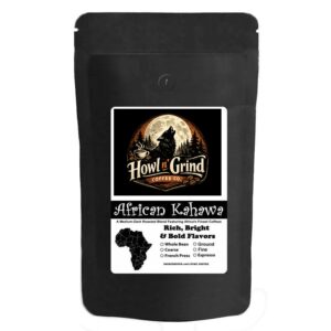 Howl n Grind African Kahawa Ground Coffee 12 Oz