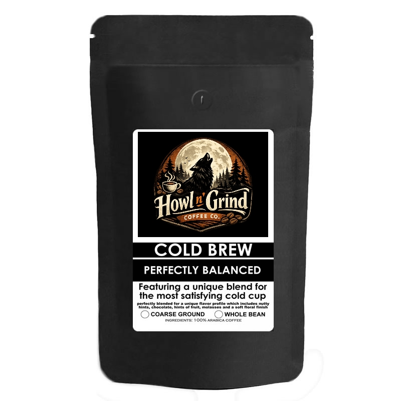 Howl n Grind Cold Brew Coarse Coffee Grounds 2 LBS
